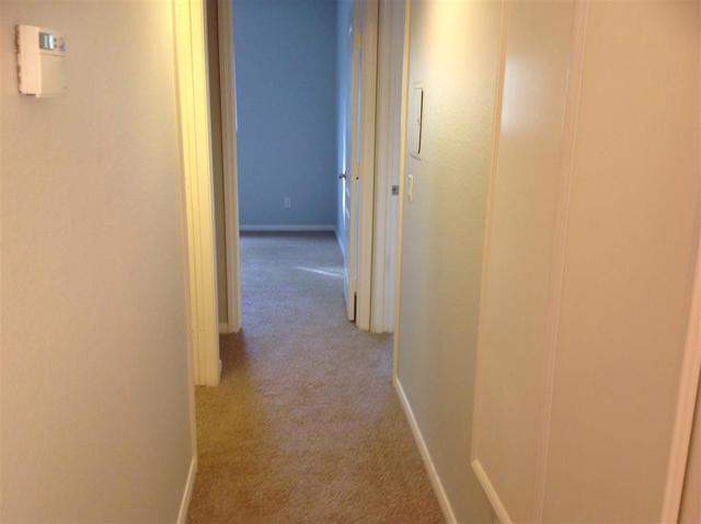 Hallway to bedrooms and hall bath.