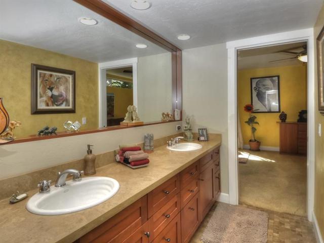 Ground floor. Double vanity. Toilet & shower separate from vanities.