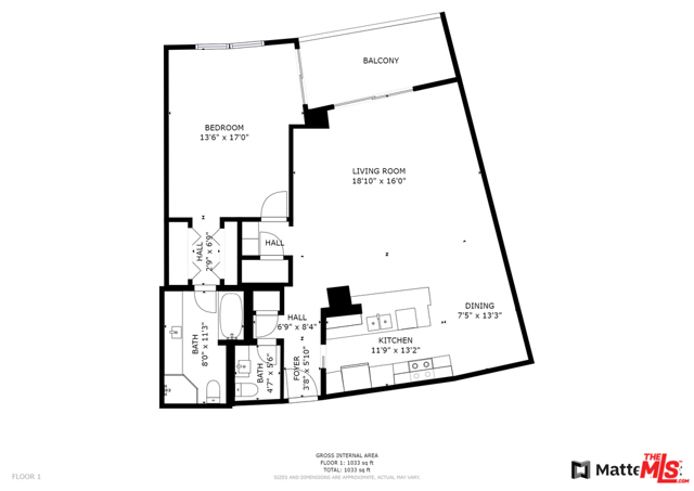 1 Bed Home for Sale in Los Angeles, California