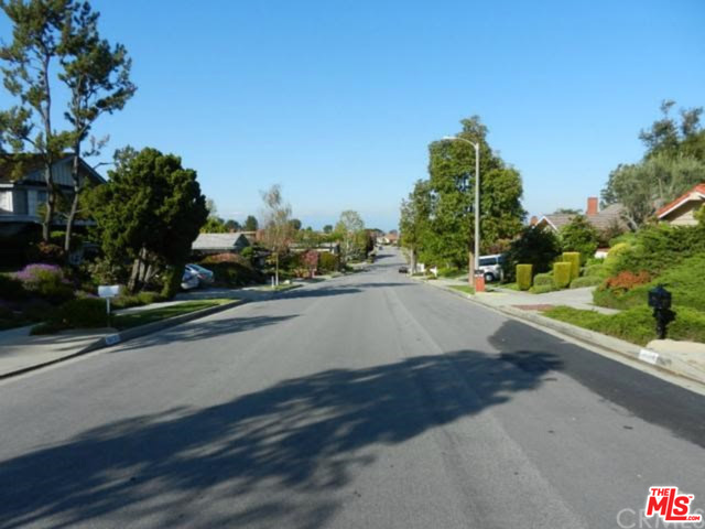 Looking down the street