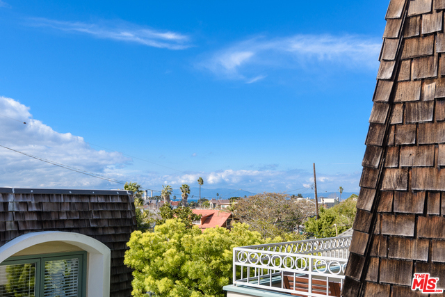 View from upstairs balcony