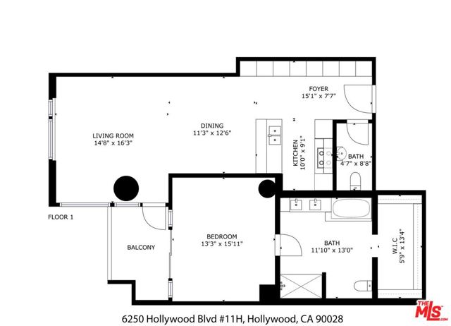 1 Bed Home for Sale in Los Angeles, California