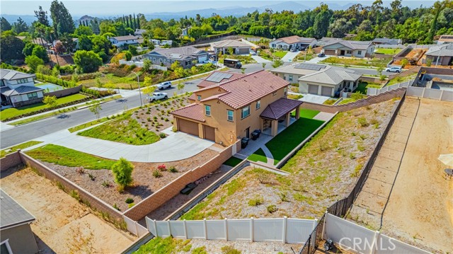 Back yard is a $20k astro turf lawn behind your patio with recessd lighting. Stunning views from this property.