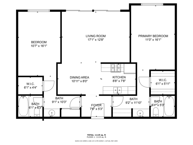 Floorplan Dimensions are APPROXIMATE