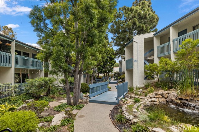Beautiful pathways and water features