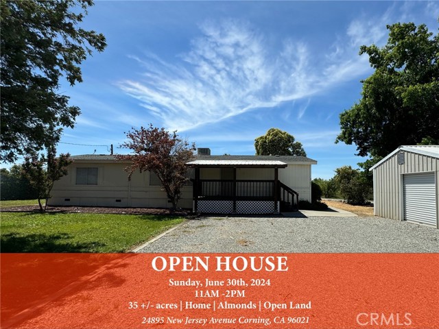 24895 New Jersey Avenue, Corning, California 96021, 3 Bedrooms Bedrooms, ,2 BathroomsBathrooms,Residential,For Sale,24895 New Jersey Avenue,CRSN24036321