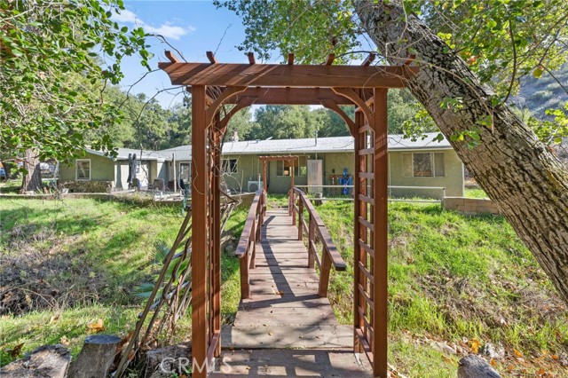 Walking Bridge to Creek House