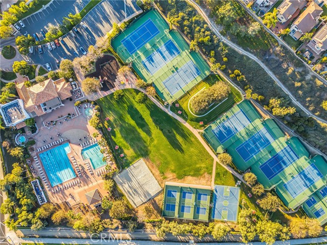 The Club at Rancho Niguel, featuring pools, a spa, a sauna, a gym, and sports courts.