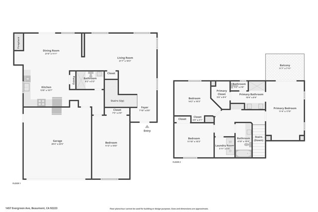 Detail Gallery Image 25 of 25 For 1457 Evergreen Ave, Beaumont,  CA 92223 - 4 Beds | 3 Baths