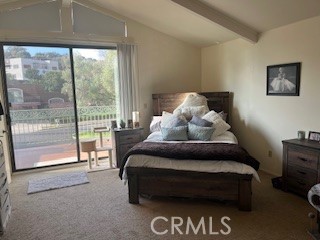 Primary Bedroom with Balcony/ Walk-in Closet