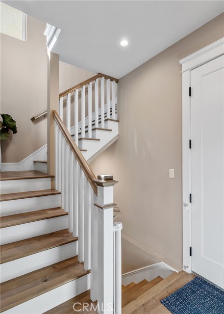 Stairs leading to upstairs bedrooms