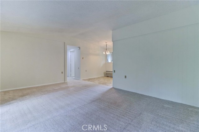 Living room looking toward hallway