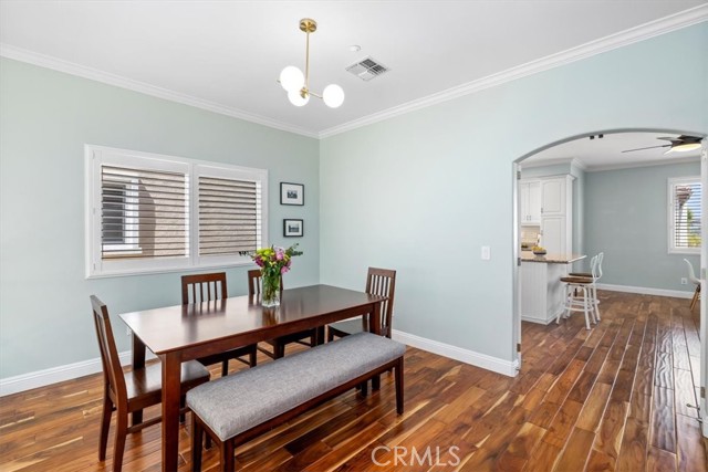 Formal Dining Room off of the kitchen