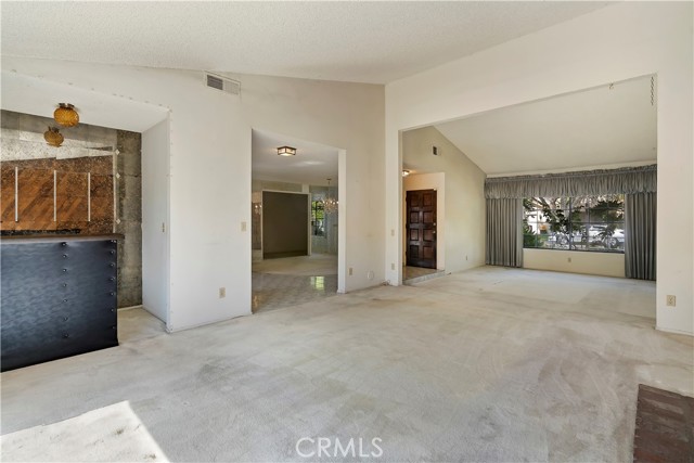 Family room, with wet bar