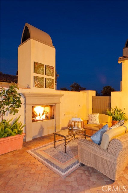 Private courtyard, perfect for roasting s'mores.