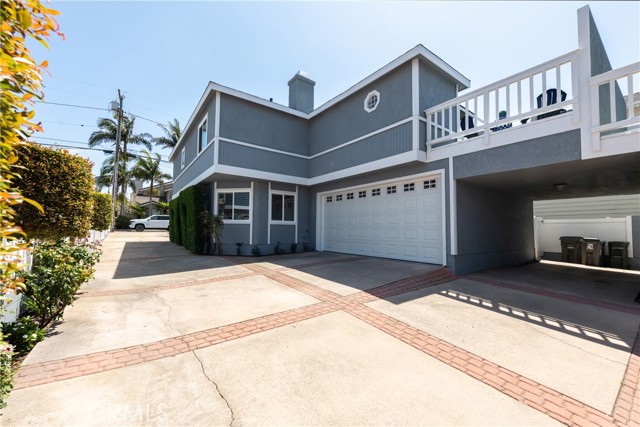 garage and guest parking