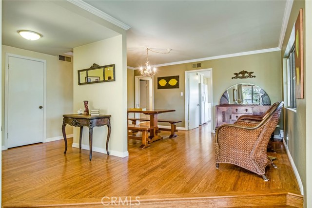 Beautiful hardwood floors through the main traffic area's of the home.