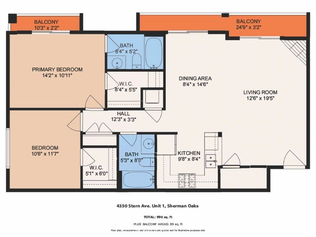 Detail Gallery Image 28 of 28 For 4350 Stern Ave #1,  Sherman Oaks,  CA 91423 - 2 Beds | 2 Baths