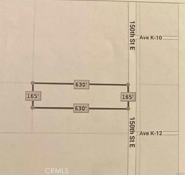 2 Vac/150 Ste/Vic Avenue K12, Lancaster, California 93535, ,Land,For Sale,2 Vac/150 Ste/Vic Avenue K12,CREV23196943