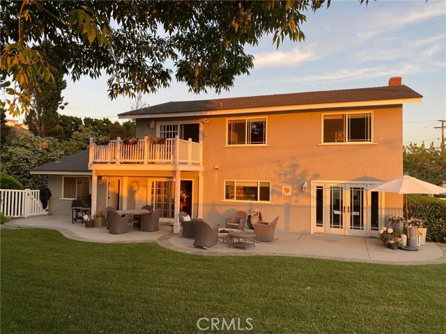 Here is the house at twilight.