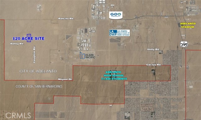 0 Caughlin Road, Adelanto, California 92301, ,Land,For Sale,0 Caughlin Road,CRHD23085616