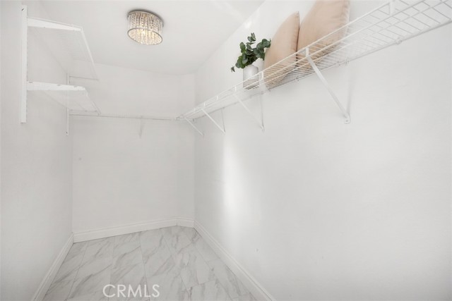 Walk in closet in primary