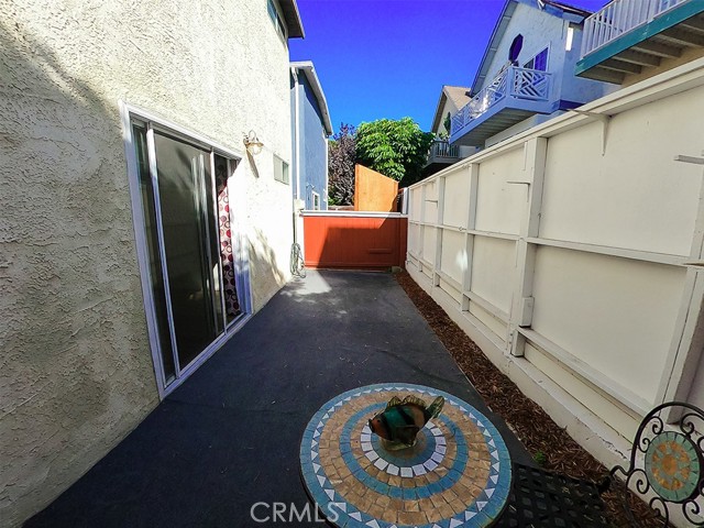 Back Patio Area Off Large Downstairs Bedroom