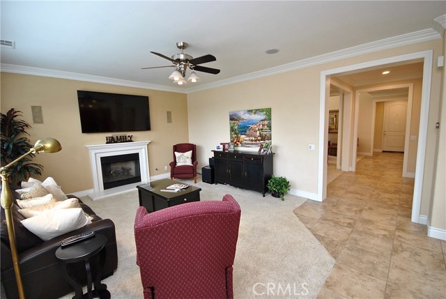 Crown Molding and Wood Trim around Openings is Stunning