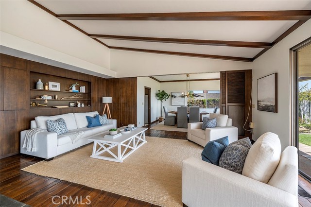 Living Room with Harbor and City Views