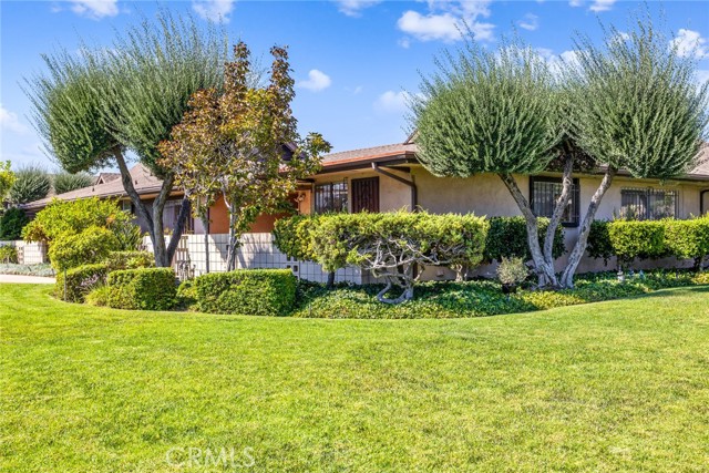 A view of 999 Valley Boulevard #34 from the lush grounds.