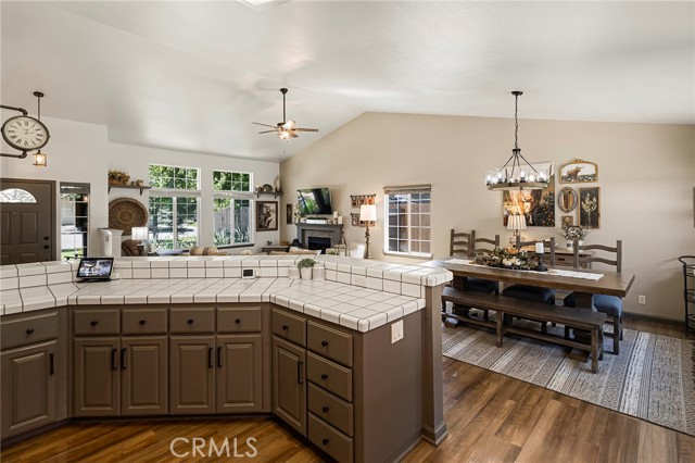 Open concept floor plan