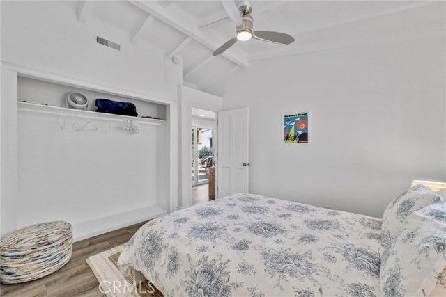 Bedroom 3 with closet view
