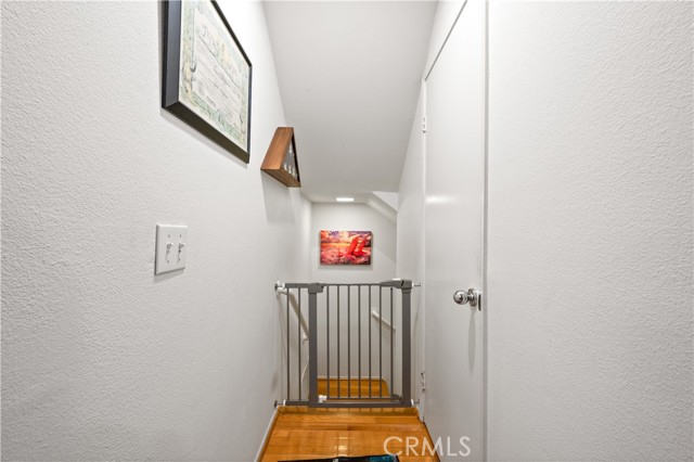 Entrance to the downstairs bonus bedroom.