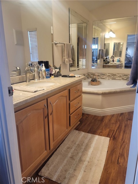 Master Bathroom with Jetted Tub