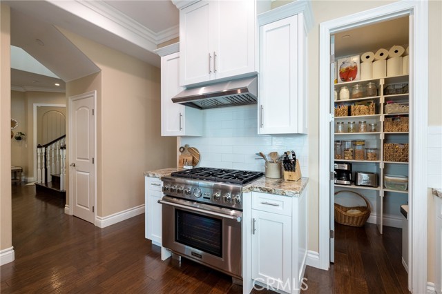 large walk in kitchen pantry