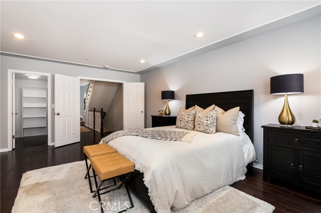 Walk-in closet in main bedroom