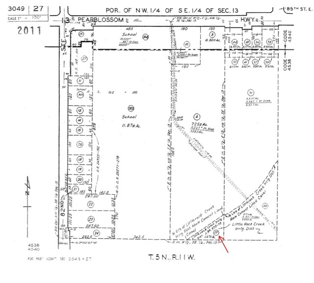 Detail Gallery Image 3 of 6 For 0 Vac/Vic Pearblossom Hwy/82nd, Littlerock,  CA 93543 - – Beds | – Baths