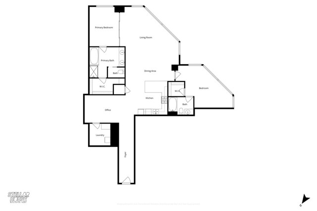 Detail Gallery Image 23 of 23 For 801 S Grand #1611,  Los Angeles,  CA 90017 - 2 Beds | 2 Baths