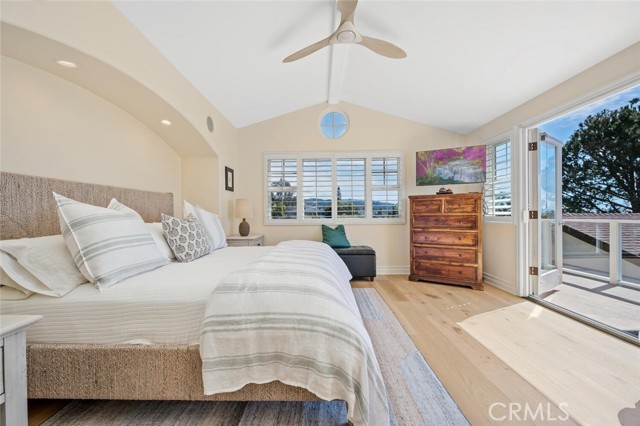 Main bedroom. All new beds and linens. King bed in main bedroom.