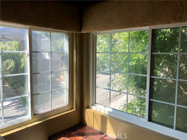 Window bench looking southwest