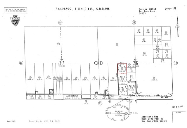 Detail Gallery Image 1 of 1 For 0 Barstow-Bakersfield Hwy, Hinkley,  CA 92347 - – Beds | – Baths