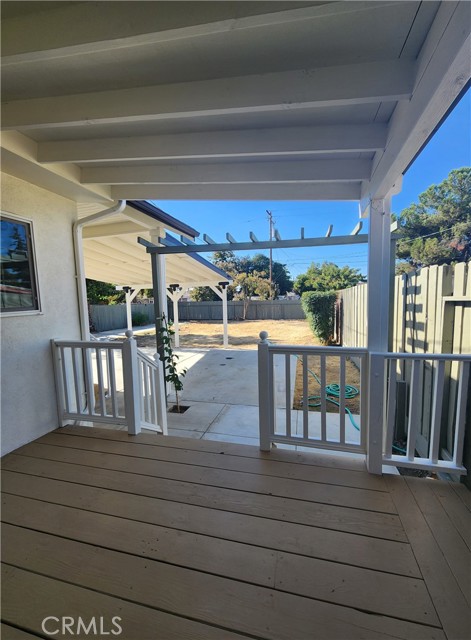 Back patio