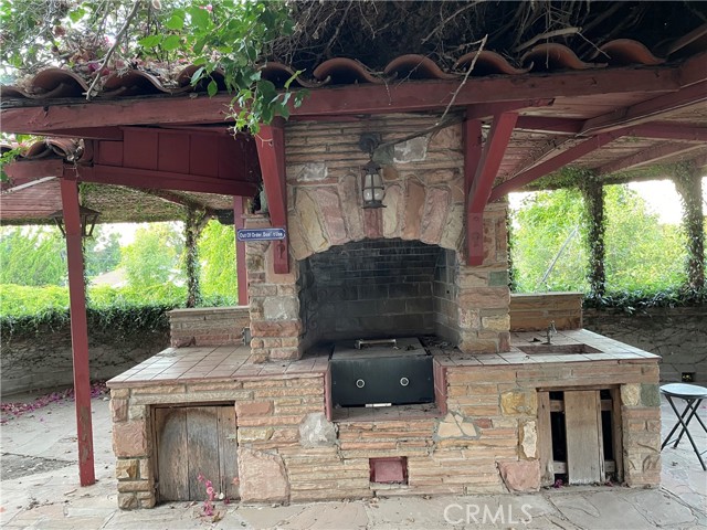 Custom Outdoor cooking patio