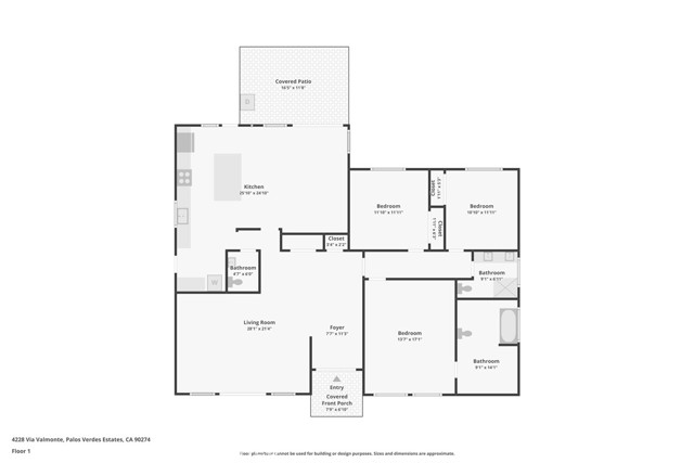4228 Via Valmonte, Palos Verdes Estates, California 90274, 3 Bedrooms Bedrooms, 0 ,2 BathroomsBathrooms,Residential,For Sale,Via Valmonte,0,SB26117223