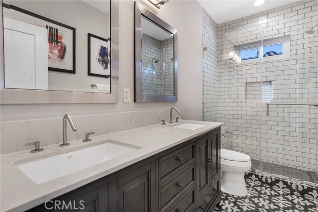 Guest Bathroom with Double Vanity