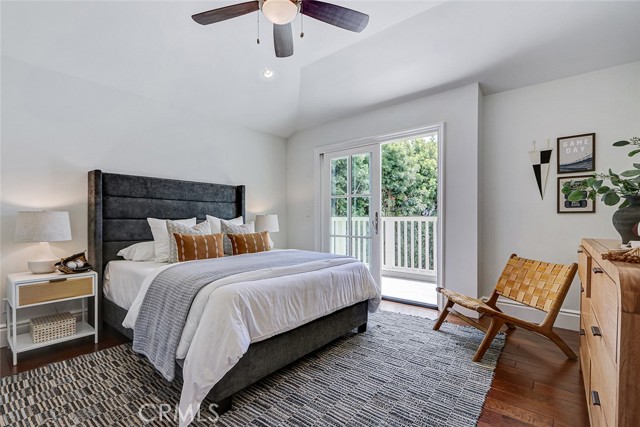2nd Floor #3 Bedroom with French Doors to Private Deck