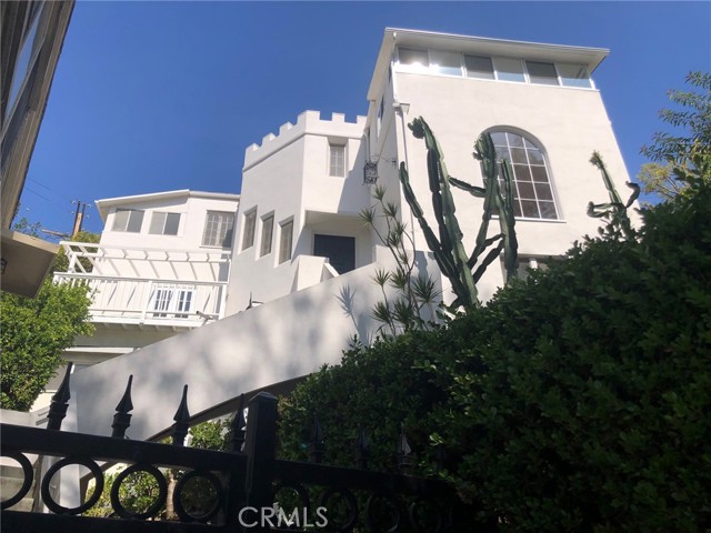 Front of main house looking up from the street