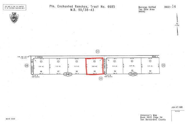 Detail Gallery Image 2 of 2 For 65875 Sonora Rd, Joshua Tree,  CA 92252 - – Beds | – Baths