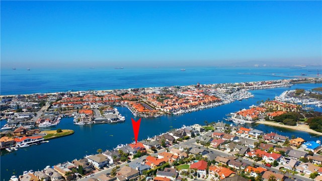 Main Channel of Huntington Harbor on Trinidad Island