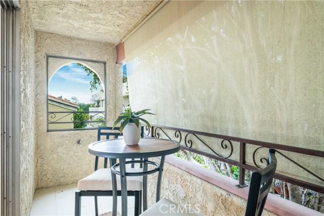 Three outdoor patios, including this one on the lower level, off of the living room and dining area.